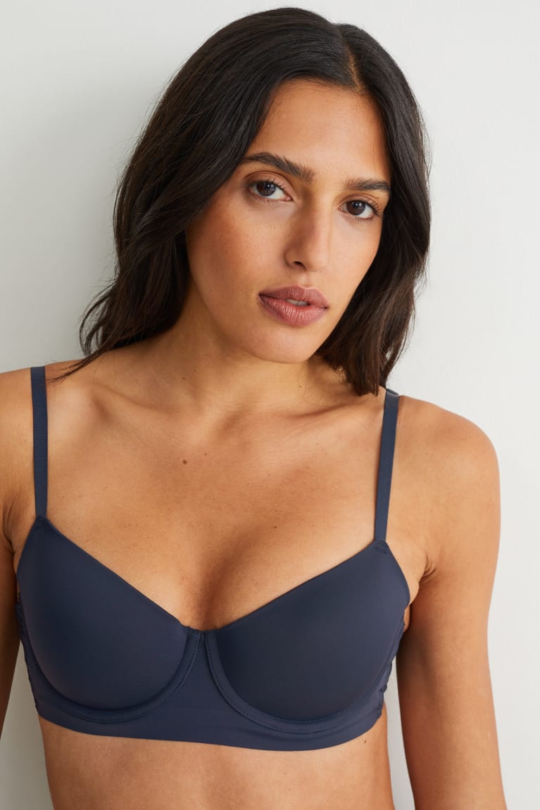 Spodne Pradlo C&A Underwire Bra Demi Polstrované Damske Tmavo Modre | 7569VAMOD