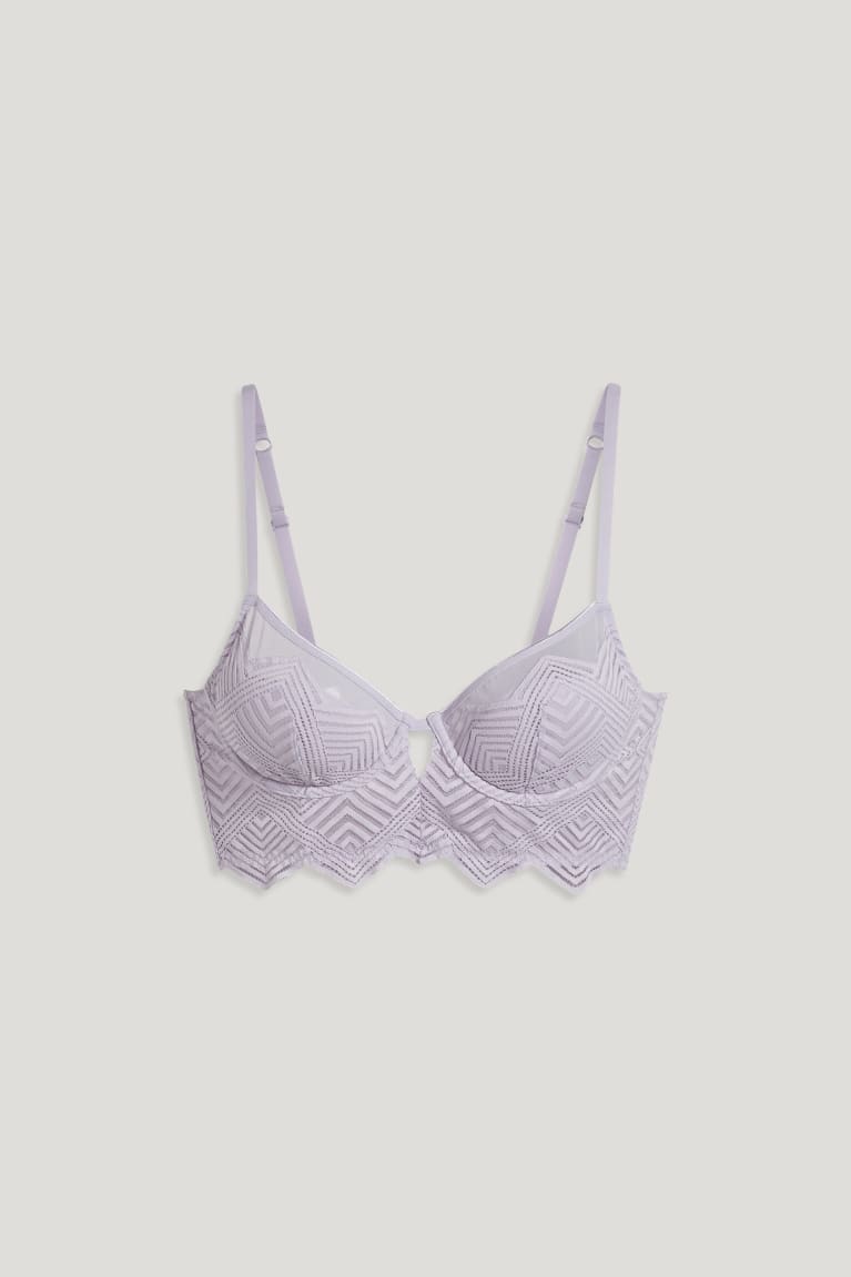 Spodne Pradlo C&A Underwire Bra Demi Polstrované Damske Svetlo Nachový | 9178PMTFC