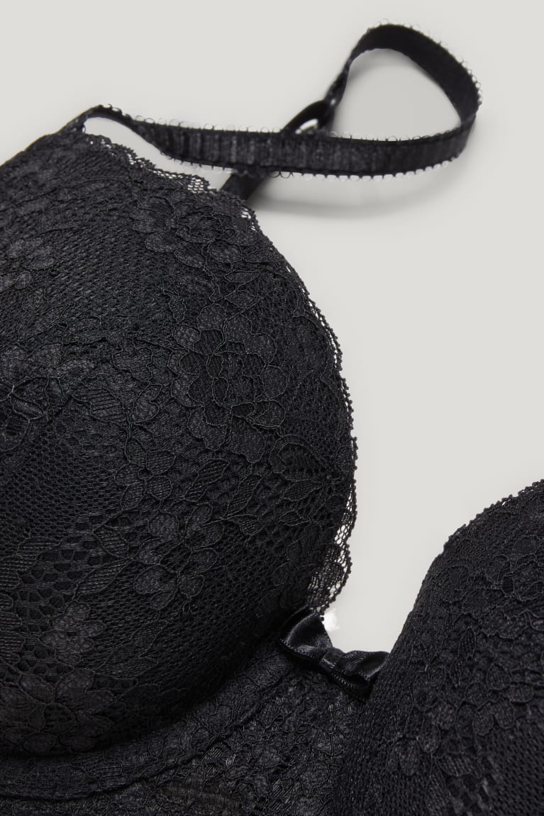 Spodne Pradlo C&A Underwire Bra Full Coverage Polstrované Damske Čierne | 2598NTSBA