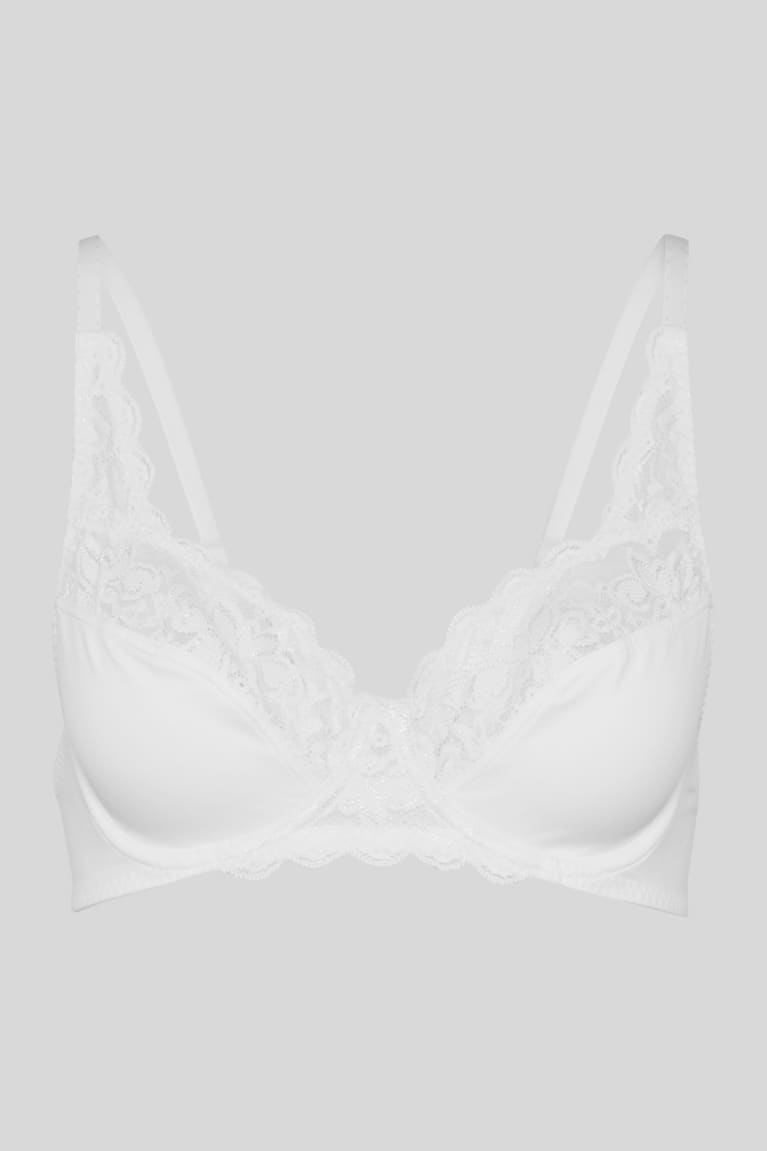 Spodne Pradlo C&A Underwire Bra Full Coverage Damske Biele | 8472THDYC