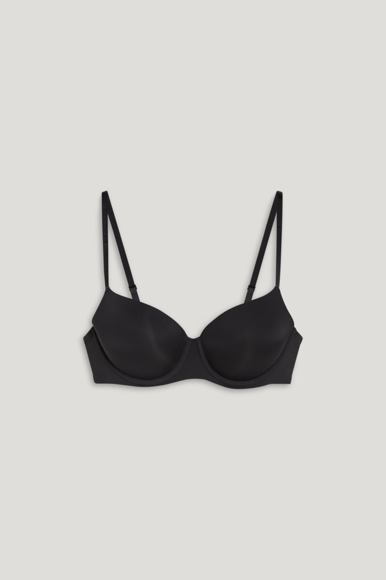 Spodne Pradlo C&A Underwire Bra Full Coverage Polstrované Lycra® Damske Čierne | 8973QCREM