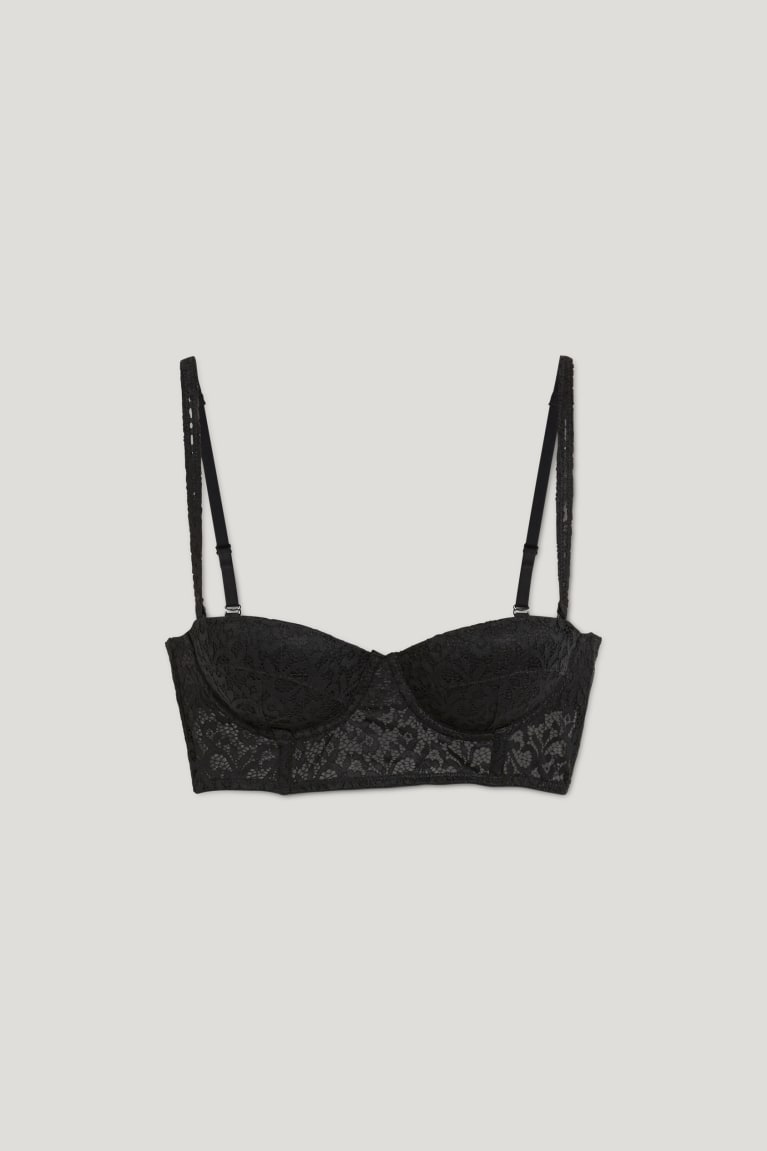 Spodne Pradlo C&A Underwire Bralette Polstrované Damske Čierne | 0472EMGBJ