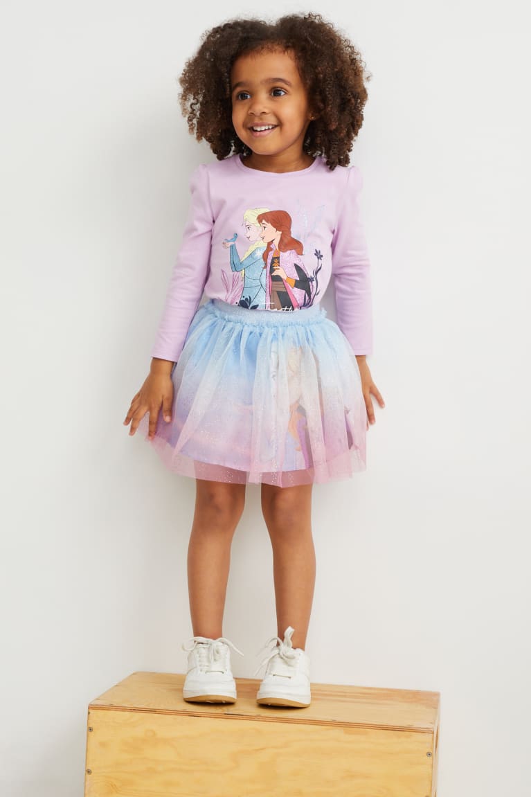 Sukne C&A Frozen Set Long Sleeve , WaistAnd Dievcenske Svetlo Nachový | 2643XZVEW