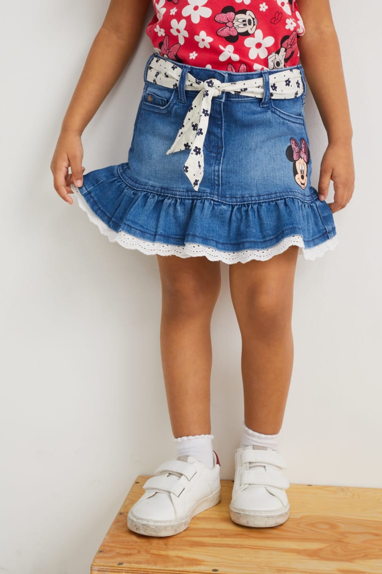 Sukne C&A Minnie Mouse Denim Dievcenske Modre | 2513GVPSO