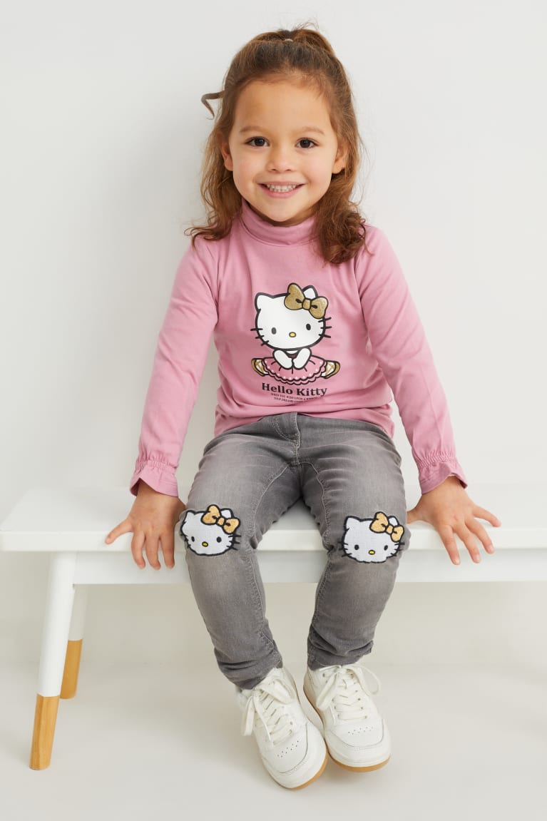 Topy C&A Multipack Of 3 Hello Kitty Polo Neck Dievcenske Biele | 2708COQUI