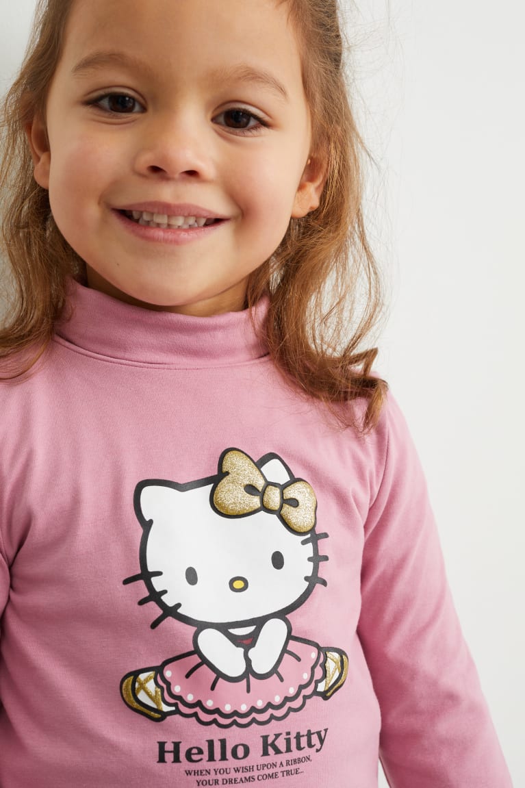 Topy C&A Multipack Of 3 Hello Kitty Polo Neck Dievcenske Biele | 2708COQUI